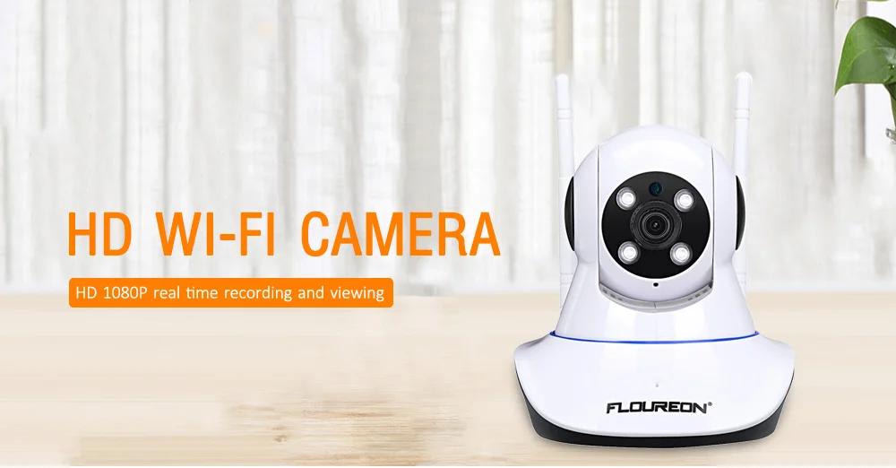 Floureon 1080P 2.0MP IP камера WiFi H.264 беспроводная камера видеонаблюдения панорамирование/наклон инфракрасный светодиодный ночное видение Домашняя безопасность ЕС