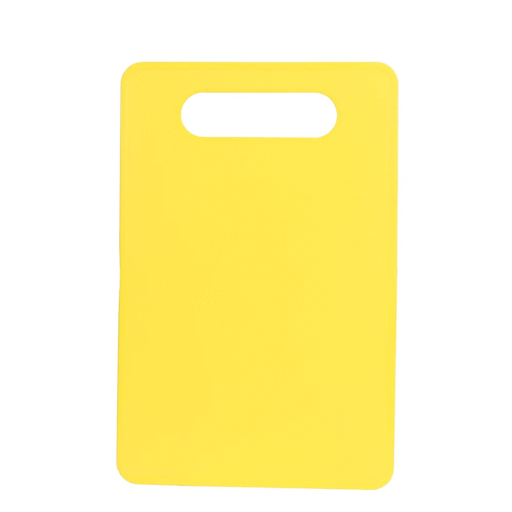 yellow Нескользящее отверстие для подвешивания разделочная доска Антибактериальная разделочная доска пищевая нарезка слайсами разделочная панель Кухонные гаджеты аксессуары - Цвет: yellow