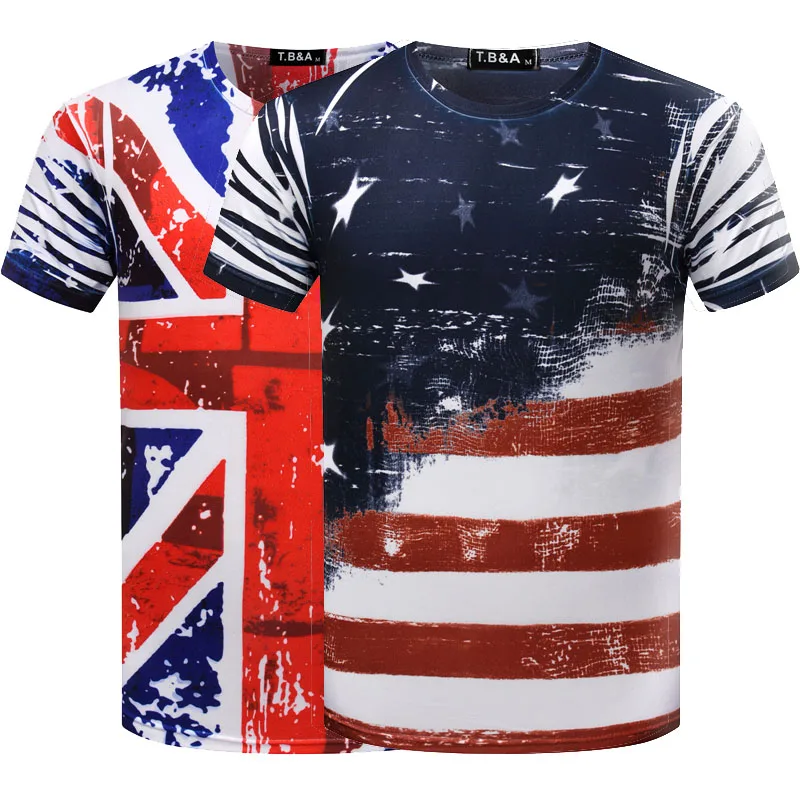 Мужская Повседневная рубашка с коротким рукавом и круглым вырезом|fashion tees|tees