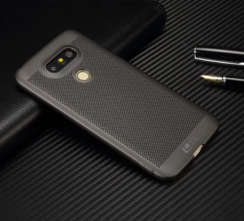 

Luxury brand ultra thin New grid back cover case for LG G5 cases and covers for g5 SE original accessories