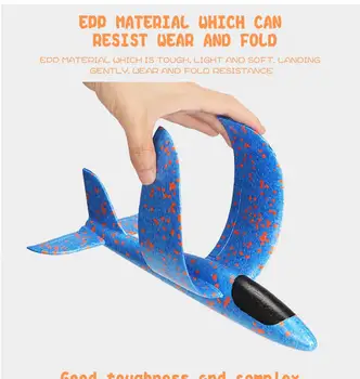 

LeadingStar Kids Hand Throw Flying Glider Planes Toys Foam Aeroplane Model Party Favor Plane Toys For Kids Game