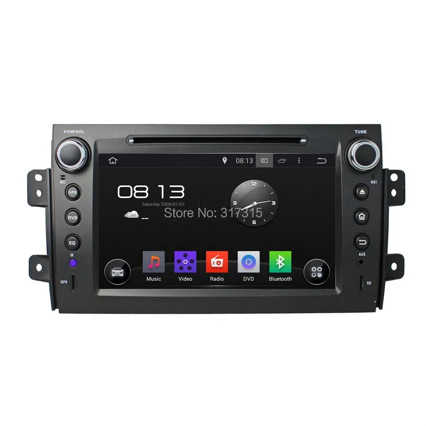 Perfect Android 5.1 Car DVD Player for Suzuki SX4 2006-2012 w/ GPS Navigation Radio BT CD USB SD AUX DVR 3G WIFI Audio Video Stereo 0