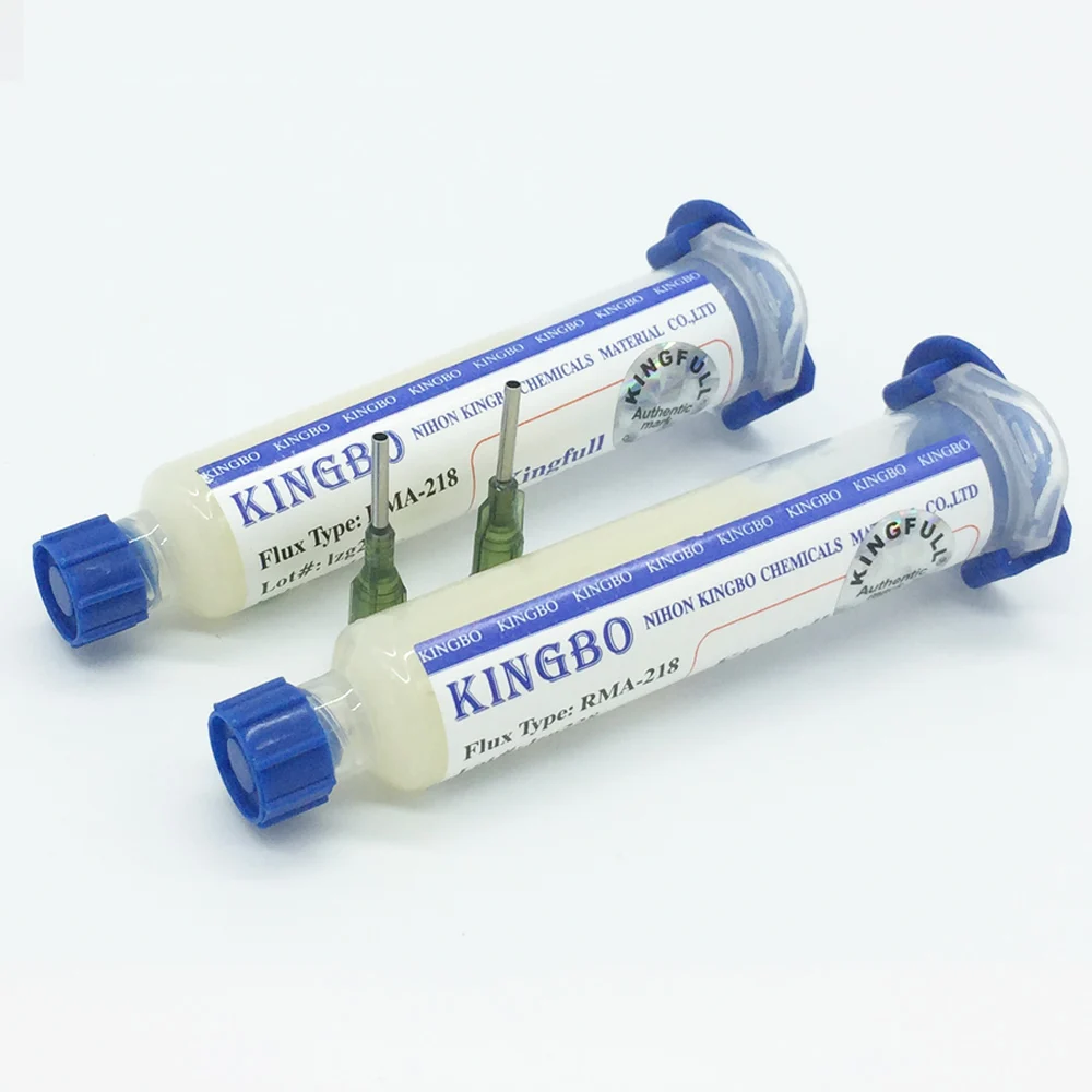 

2018 Newest Kingbo RMA-218 Flux Paste high quality Solder Flux for BGA solder station Soldering Tin Cream +2Needles
