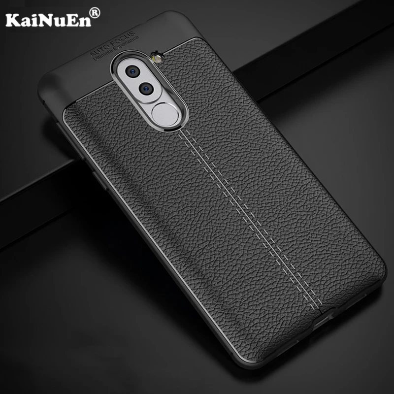 

KaiNuEn luxury phone back etui,coque,cover case for huawei honor 6x gr5 2017 mate 9 lite silicone silicon Soft tpu accessories