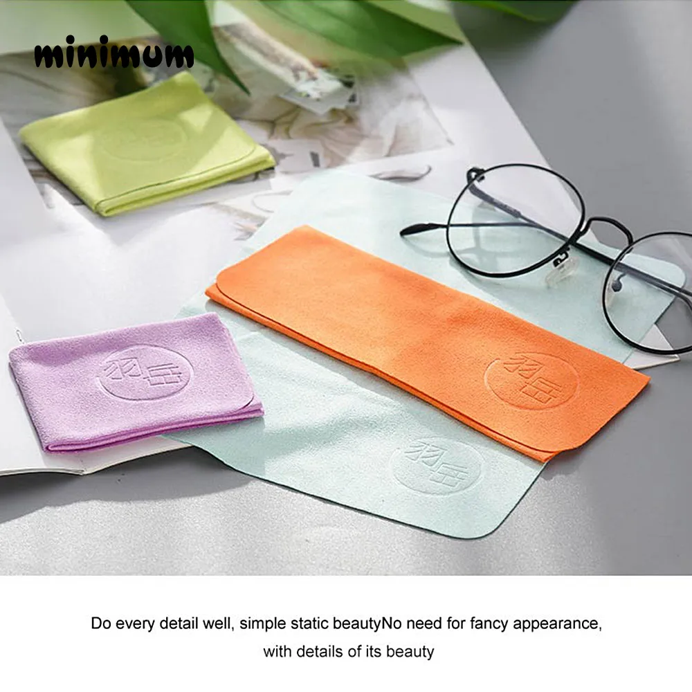 US $24.99 100 PcsLots Glasses Cleaner Chamois Microfiber Glasses Cleaning Cloth For Lens Phone Screen Cleaning Wipes 150175mm Soft