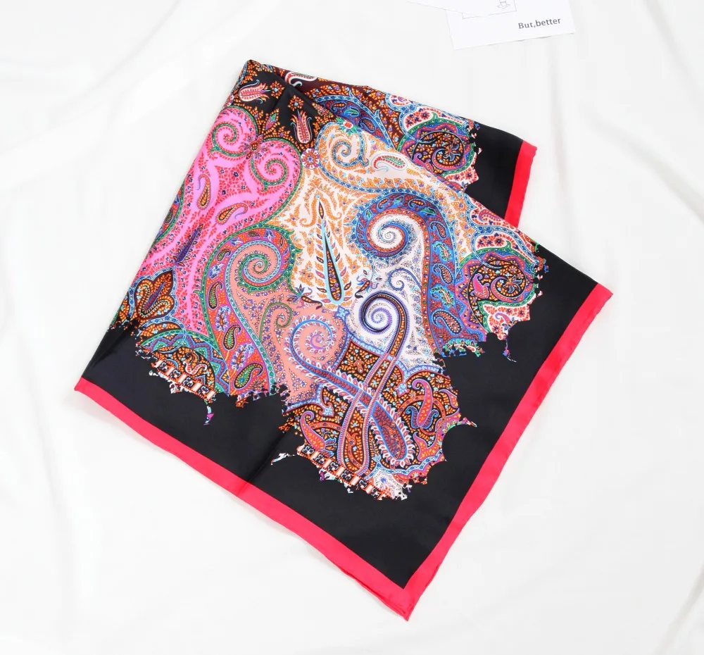 

Square Woman Brand 100% Twill Silk Scarf
