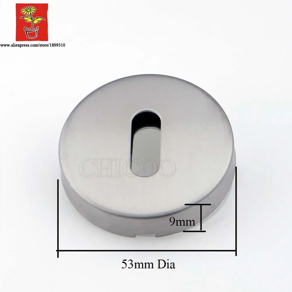 

Stainless Steel Door Escutcheon door ellipse hole cover Door Accessories satin