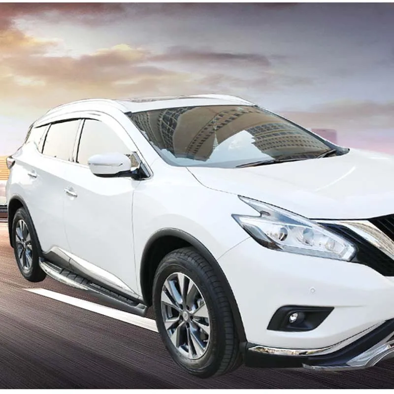 1 комплект новый хромированный козырек от солнца и дождя для Nissan Murano 2015 2018|Навесы