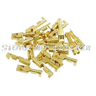 

20 Pcs 2.8mm Width 2mm Diameter Wire Female Spade Terminal Connectors