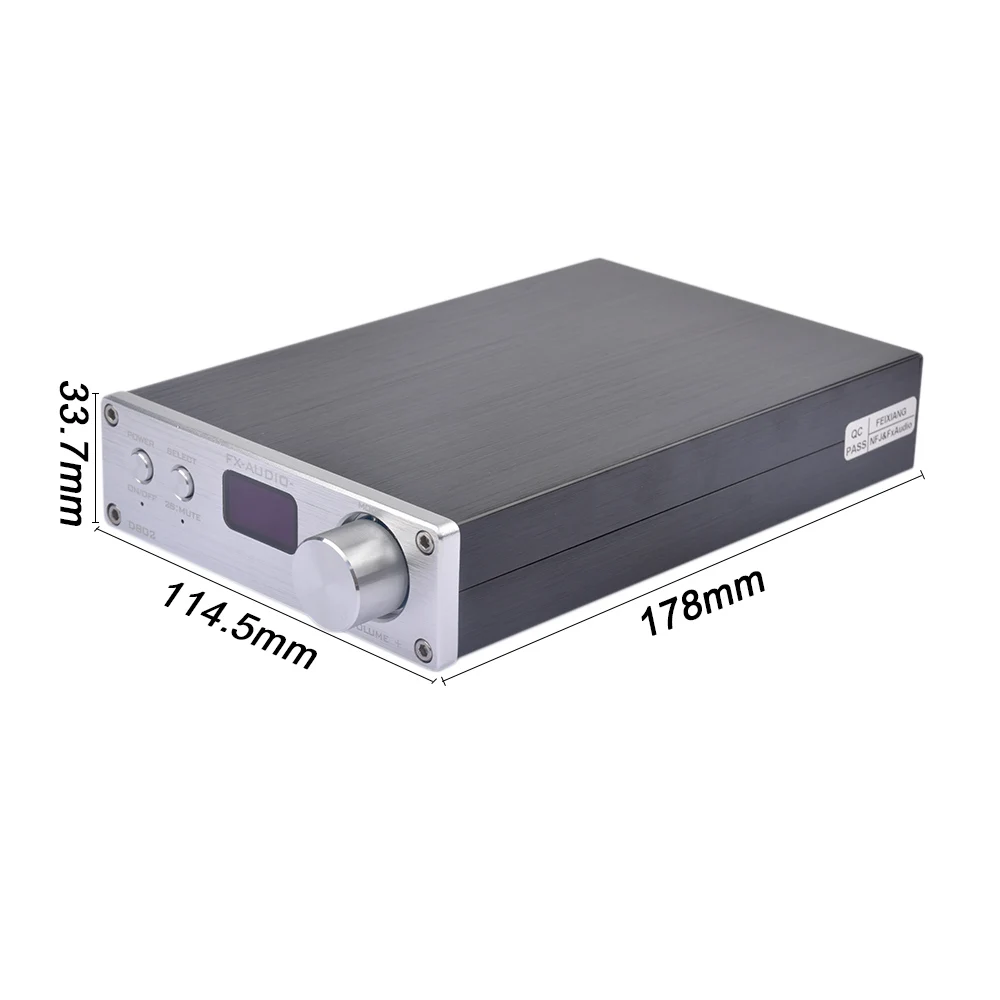 FX Audio D802 2x80 Вт Вход дистанционного управления USB/коаксиальный/оптический HiFi 2 0