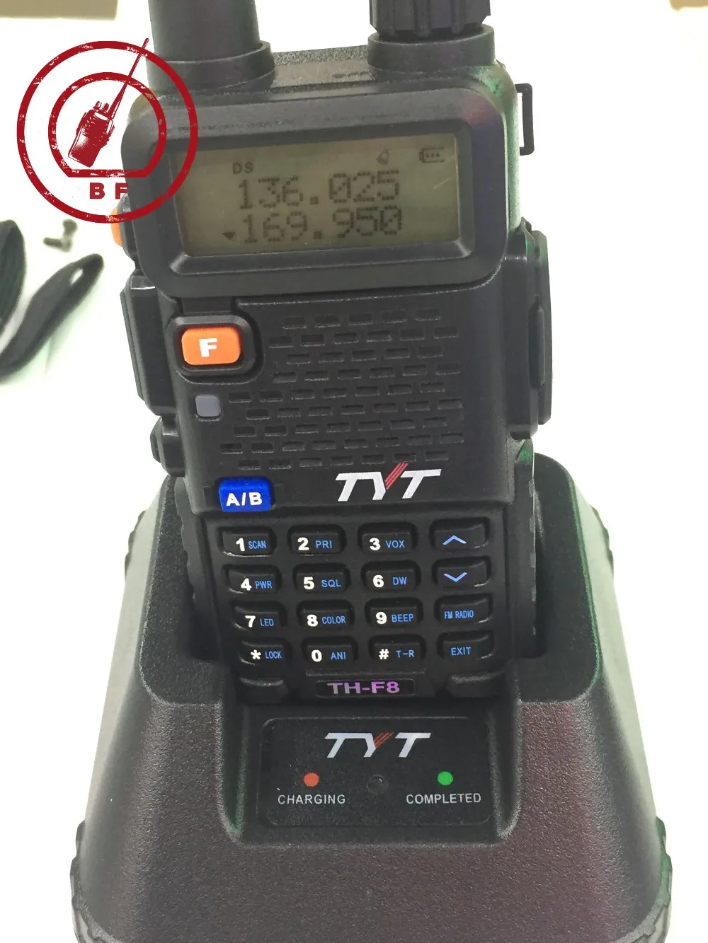 New Launch TYT TH-F8 5W VHF 136-174MHZ handheld two way radio 1600mAh Li-ion walkie talkie (7)