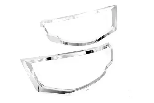 

Car Styling Chrome Head Light Cover For Mitsubishi L200 Triton