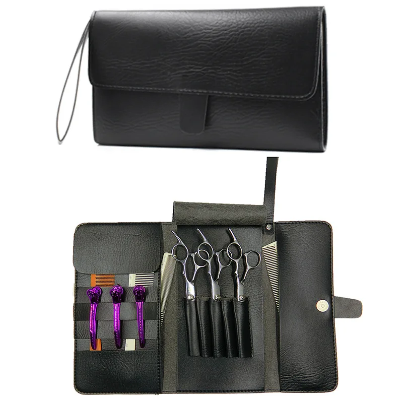 

Hair Clips Hairdressing Scissor Bag Hair Professional Comb Hairdressing Barber Hair Clipper Combs Brush Holster Pouch Makeup