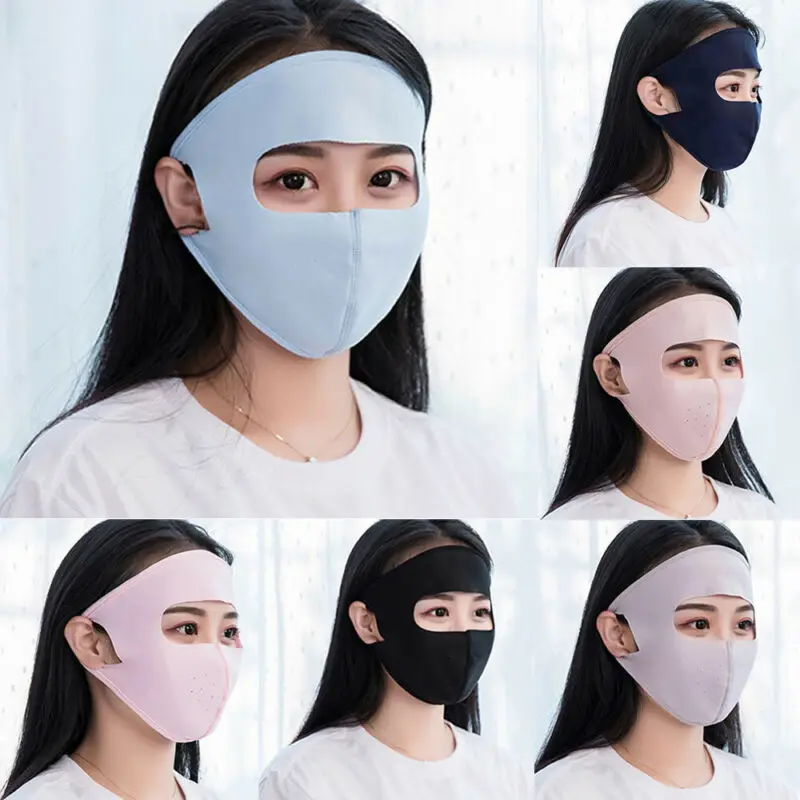 

Fashion Unisex Sport Sunscreen Mask UV Sun Protection Face Prevent Mask Facekini