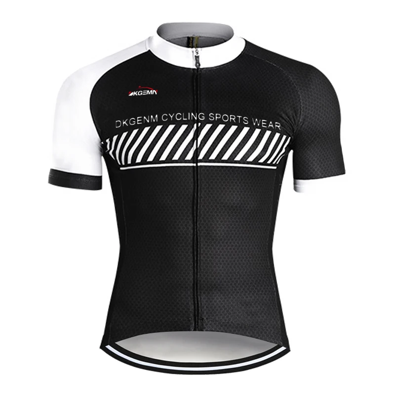 

Men's Cycling Jersey White Black Roupa Ciclismo Short Sleeve Breathable Quick Dry Outdoor Sports MTB Road Riding Bicycle Shirt
