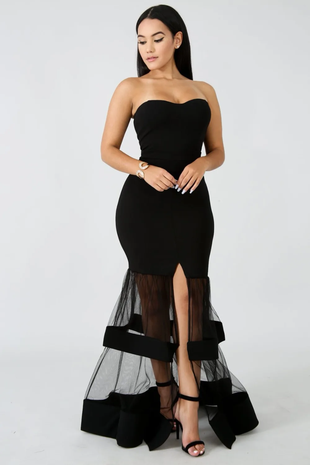 Sexy Bra Off Shoulder Backless Dresses Female Black Pink Red Maxi