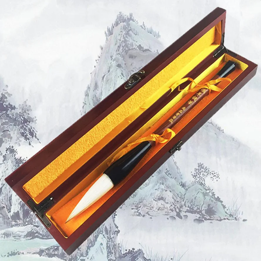 1 set Chinese Large Calligraphy Brushes Wool hair Hopper shaped brush