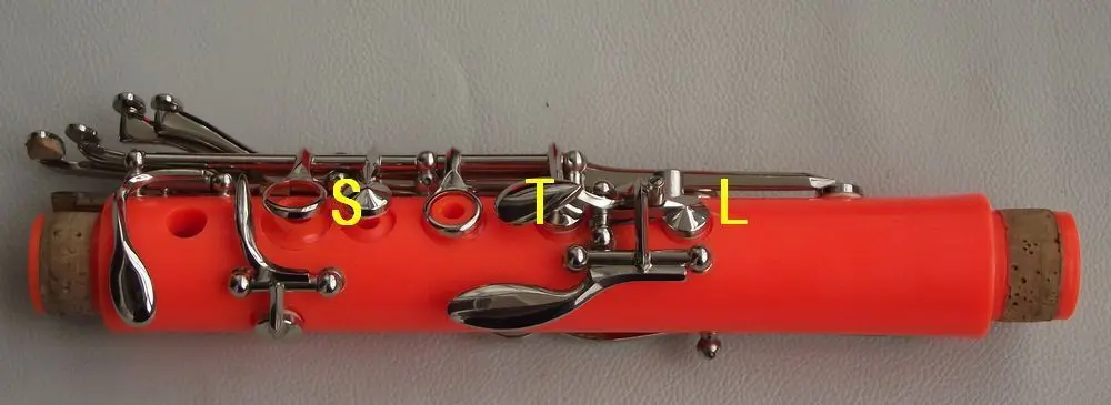 New Bb Soprano Clarinet 17 Keys Orange Color