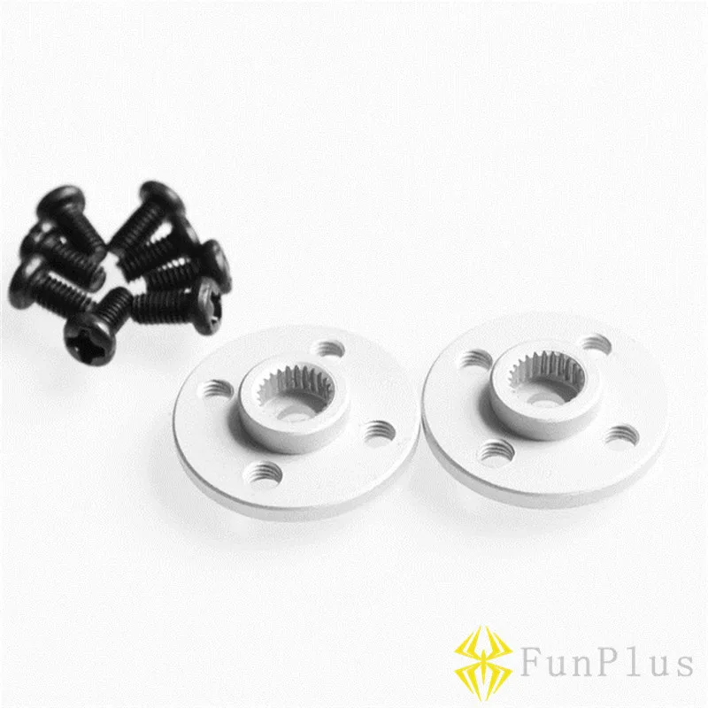 

Tarot Robot Aluminum Metal 25T Servo Arm Round Type Disc Matal Horns for Servo MG995 MG996 Futaba ACE Robot Standard Servo