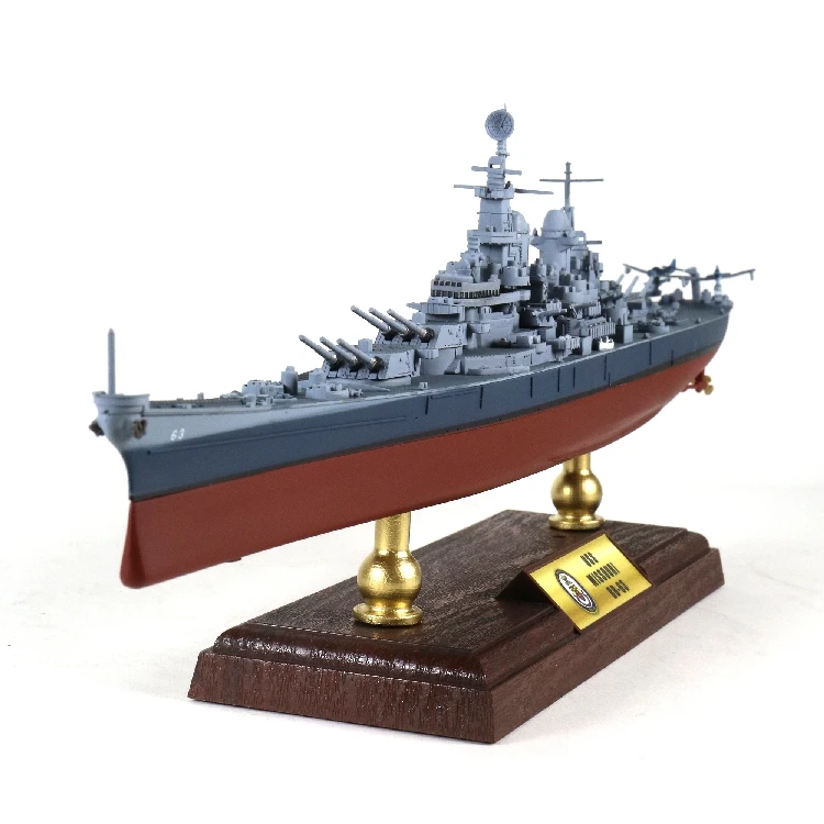 FOV 1/700 масштаб военная модель игрушки USS Missouri BB-63 линкор литой металлический военный корабль модель игрушки для коллекции, подарок, украшения