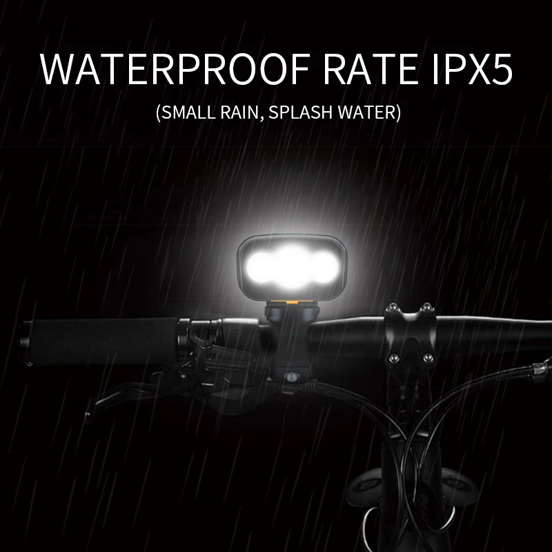 Top Waterproof T6 LED Front Bike Headlight 3 Modes USB Rechargeable Bicycle Light Power Bank Function Built-in Batteries Torch 3 Top Waterproof T6 LED Front Bike Headlight 3 Modes USB Rechargeable Bicycle Light Power Bank Function Built-in Batteries Torch 3