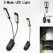 For Kindle Note Book Light Lamp White Color Booklight Led Ebook Light Mini Flexible Clip on