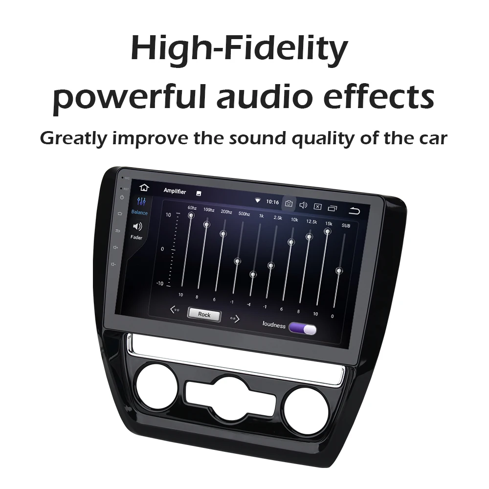 Perfect Android 9.0 Octa Core 32GB ROM 4GB RAM auto radio for VW Jetta 2011 2012 2013 2014 2015 with 10.2" HD Digital Multi Touch Screen 2
