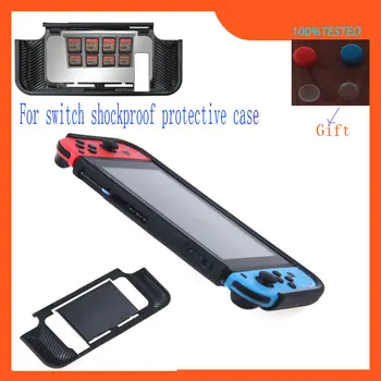 

Suitable for Nintendo host switch console TPU / PC case hard case with silicone cap for Switch shock absorber protective case