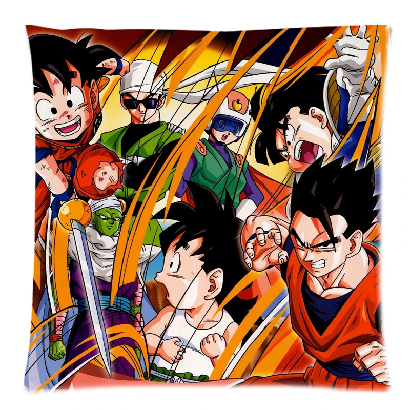 1"* 18" квадратный Dragon Ball полиэстер Чехлы для подушек Диван Декоративные Пледы Подушки Детские Чехол дома Председатель Автокресло Наволочки