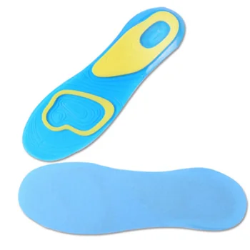 

1 Pair Silicone Shoe Insoles Free Size Men Women Orthotic Arch Support Sport Shoe Pad Soft Running Insert Cushion dropshipping