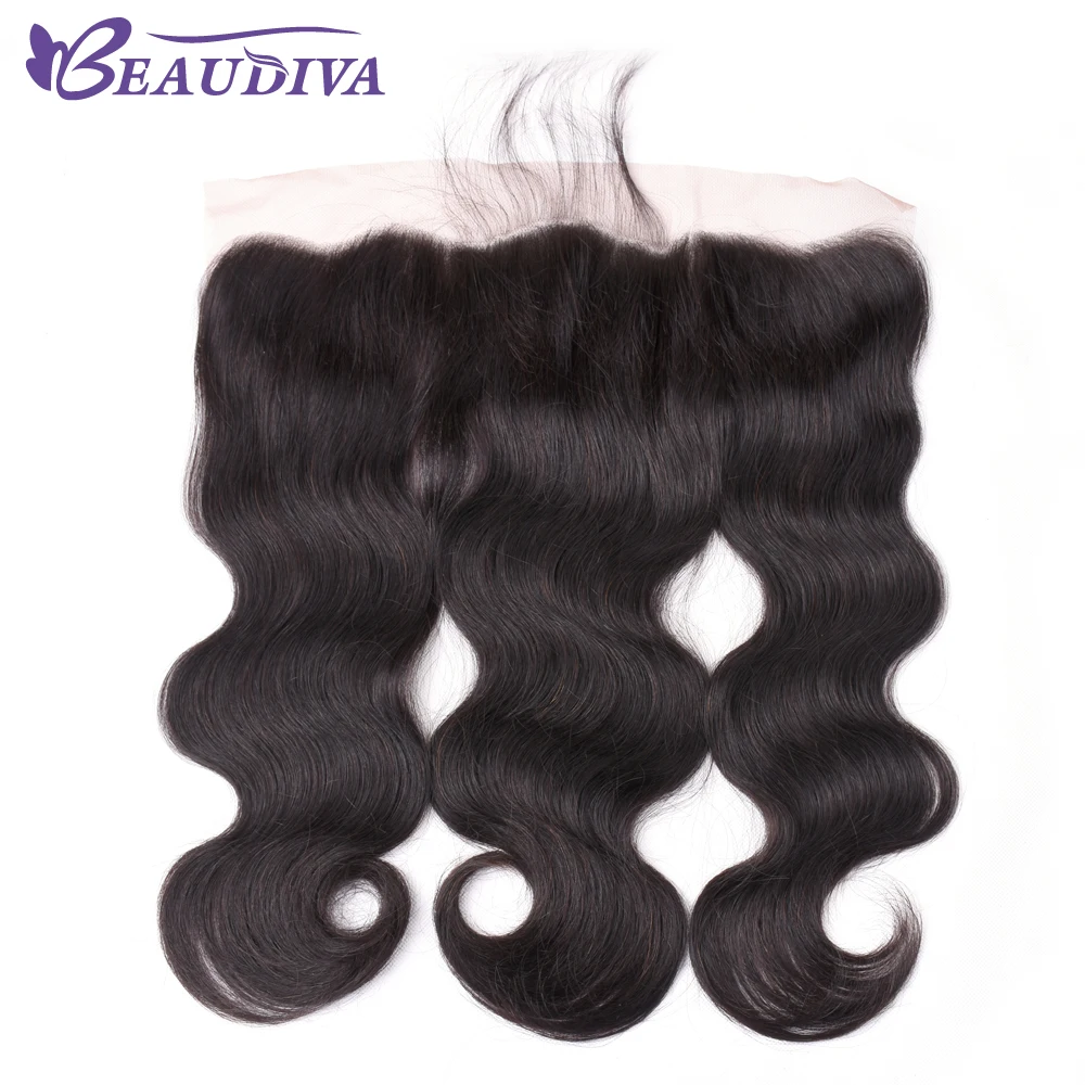  BEAUDIVA Hair Lace Frontal Closure Brazilian Hair Body Wave 13x4 Free Part Human Hair Closure With 