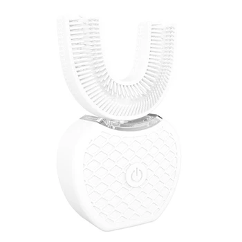 

360 Degree Wireless Usb Charging Lazy Automatic Sonic Silicone Electric Toothbrush Teeth Whitening Cleaning Tool Brush Oral Ca