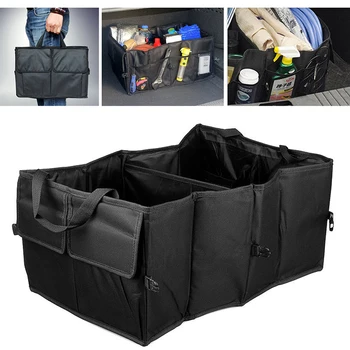 

1PC Foldable Car Auto Back Rear Trunk Seat Big Storage Bag Pocket Organizer