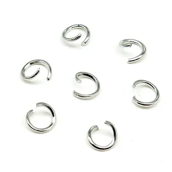 

200pcs 4mm 5mm 6mm 7mm 8mm 10mm DIY Jewelry Findings Open Single Loops Jump Rings & Split Ring For Jewelry Making