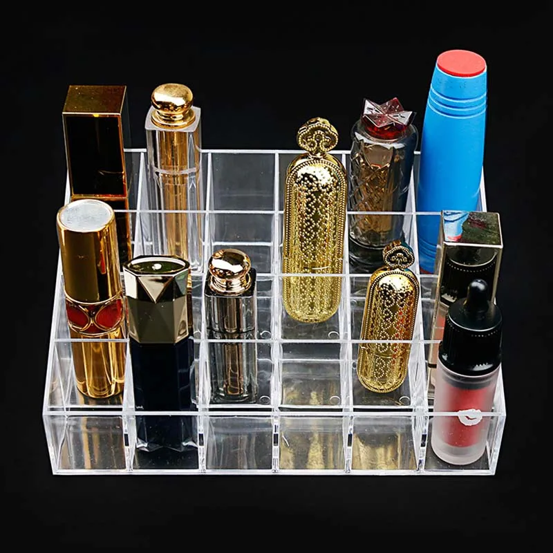 Price Price of  Makeup Storage Transparent Storage Box Desktop Display Rack Eyebrow Pen Lipstick Cosmetic Rack Stor