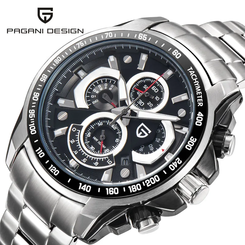

PAGANI DESIGN 2018 Sport Quartz Watch Men Dive 30m Multifunction Military Watches Men Luxury Brand Clock Men Relogio Masculino