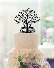 Mr And Mrs Wedding Cake Toppers Party Decoration Mariage Custom Cake Toppers Acrylic Personalized Vintage Cake Toppers