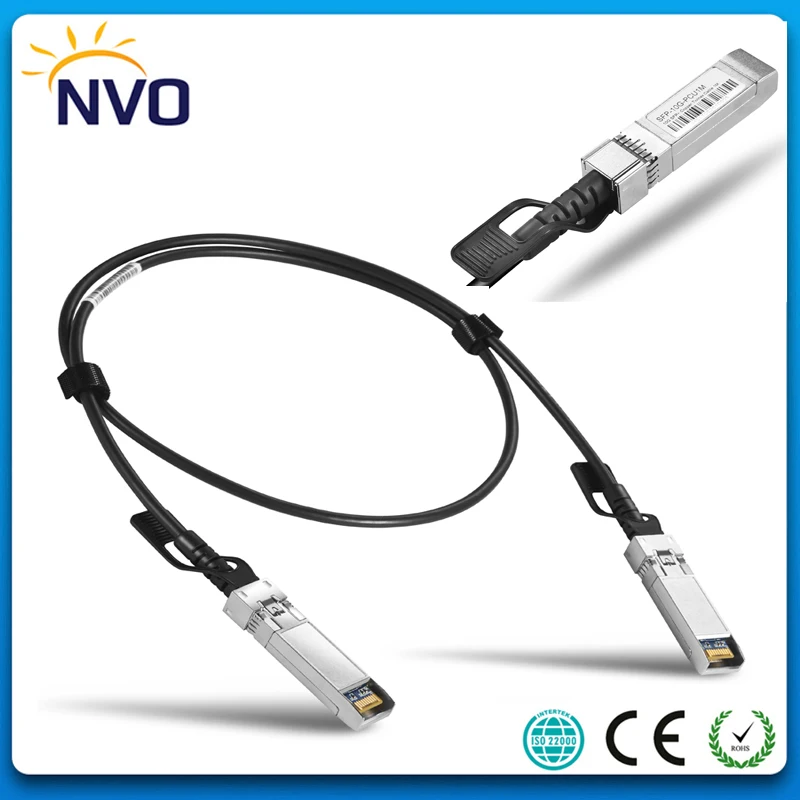 Бесплатная доставка 10G SFP + медь Twinax 1 м 30AWG прямое подключение пассивный DAC кабель