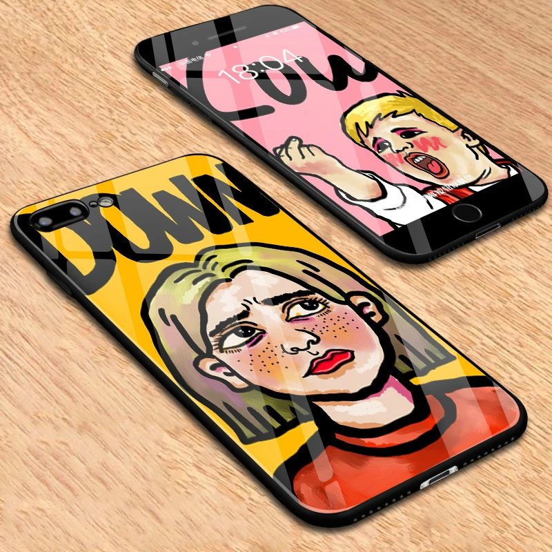 Y-ZU чехол для телефона iPhone 6 6s 7 8 6/7/8 plus X Корея личности оригинальный ручной основа
