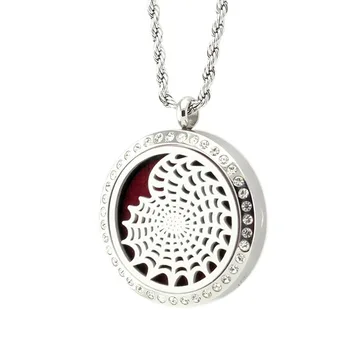 

316L Stainless Steel Playful Conch Aromatherapy Pendant Essential Oil Diffuser Necklace Perfume Locket Jewelry