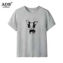Summer New 2016 Cotton T Shirt Women Printing Cartoon Short Sleeved Loose Plus Size Funny T Shirts Brand Cute Printed Crop Top