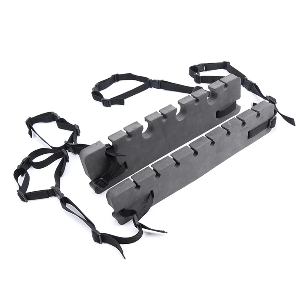 

2pcs/ Set Car Mounted Sport Outdoor Portable Easy Install Magnetic Universal Adjustable Fishing Rod Rack Horizontal Space Saving
