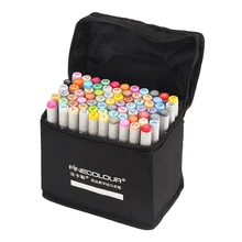 FINECOLOUR художника двуглавый Эскиз Маркер Набор Профессиональный Эскиз Рисование Искусство маркеры Penfor дизайн поставки