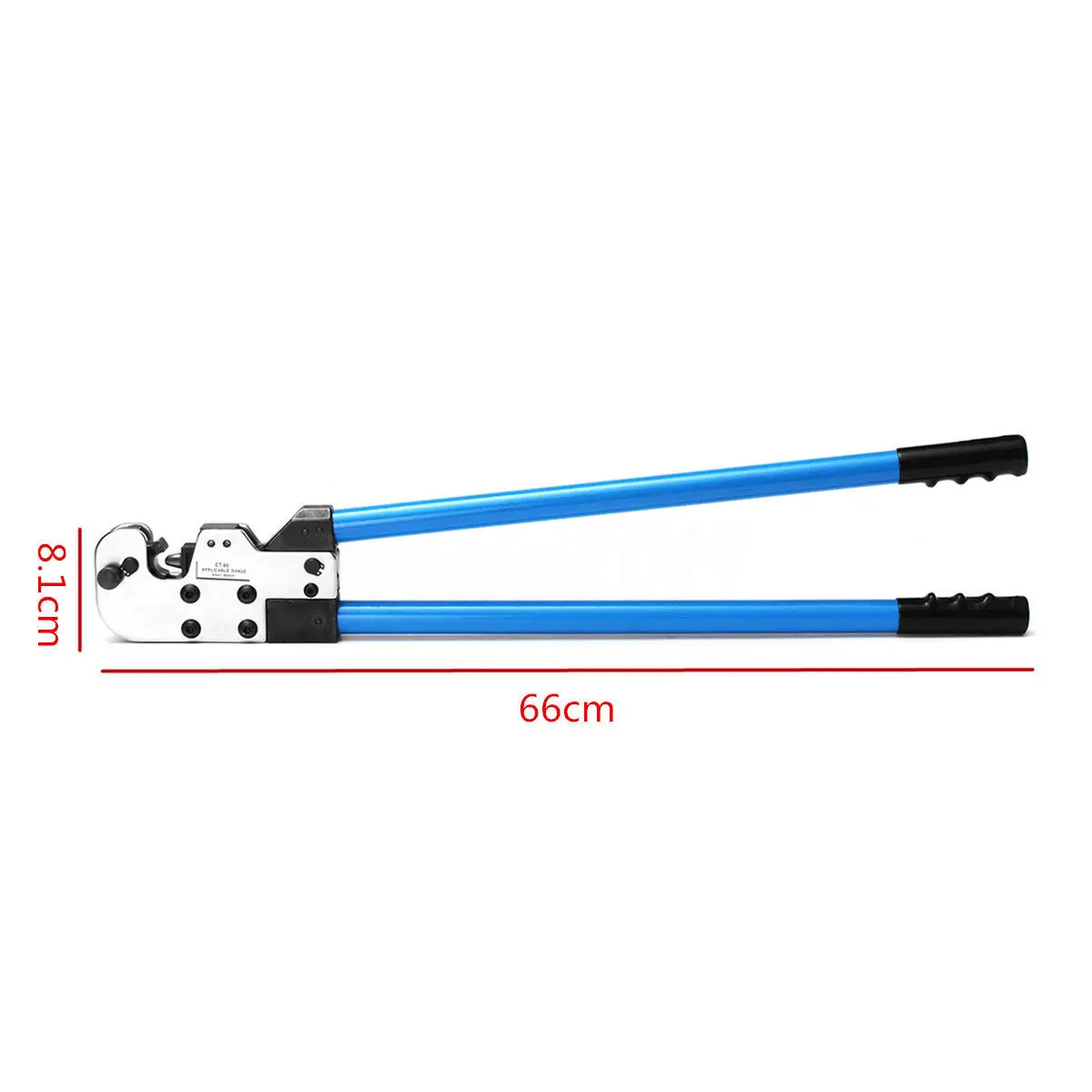 Adjustable 8-95mm Wire Terminal Crimper Tool Cable Lug Crimping Plier AWG 8-3/0