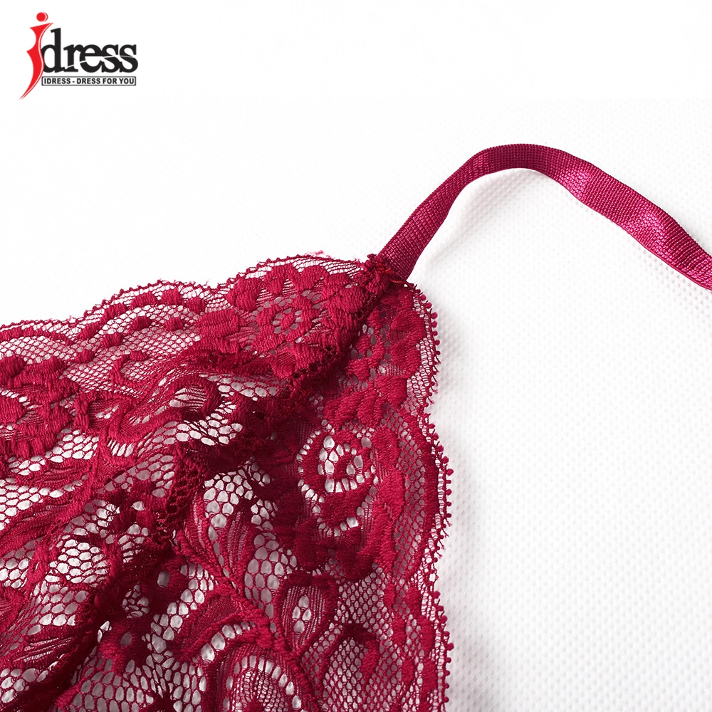 Sexy Women Lace Bodysuit 2017 Summer Crochet See Through Straps Deep V Neck Halter Bodycon Jumpsuit Backless Bandage Bodysuits (5)