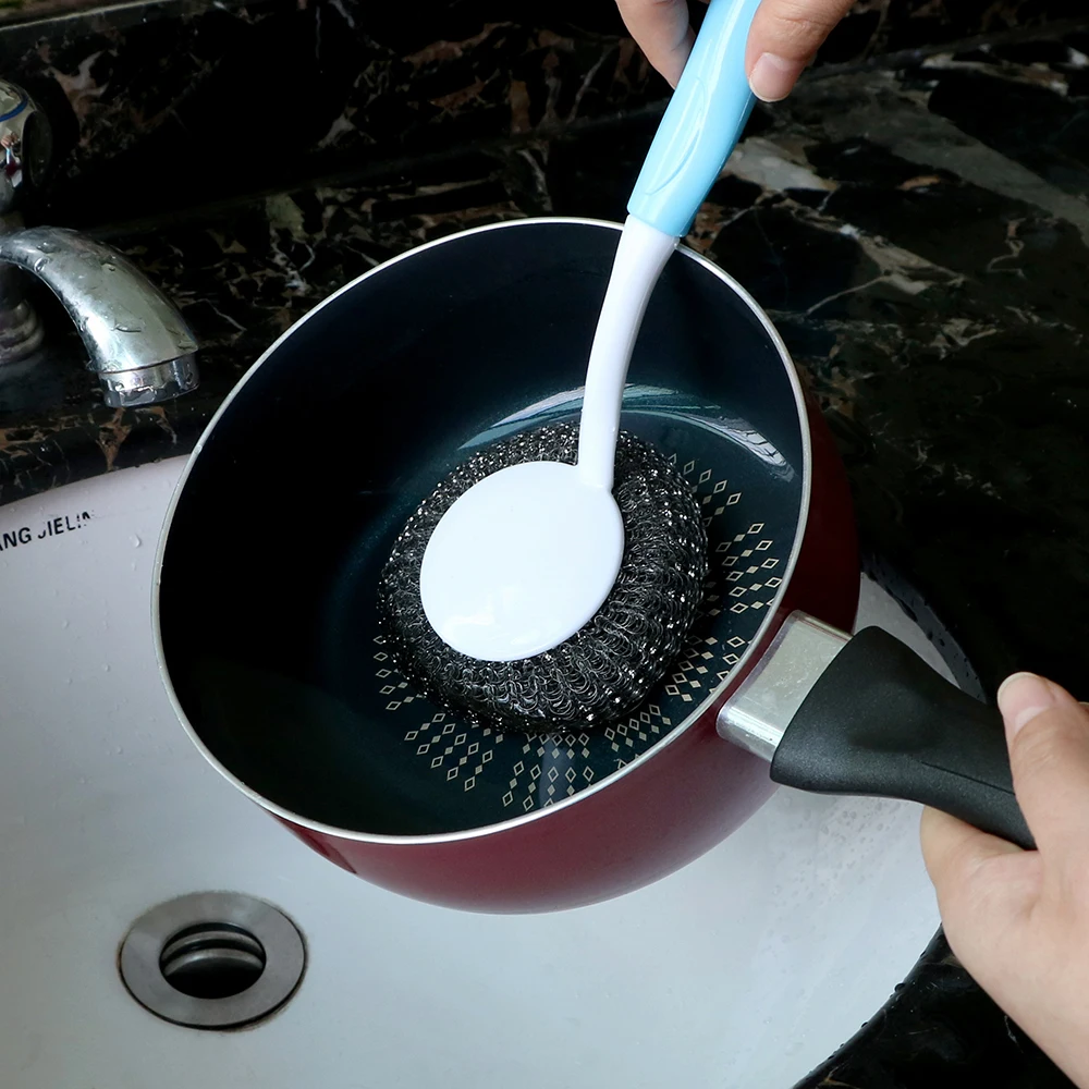 Решетки барбекю стиральная машина с длинной ручкой для чистки нержавеющей стали Щетки кухонные принадлежности гаджеты