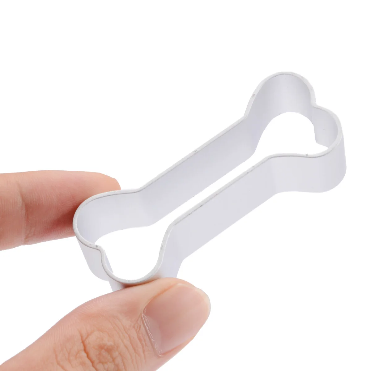 Mayitr 3D Dog Bone Shape Cookie Mold Stainless steel Fondant Mold Cutter Tool Cookie Stamps Baking Kitchen Tools 6.5x2.5cm