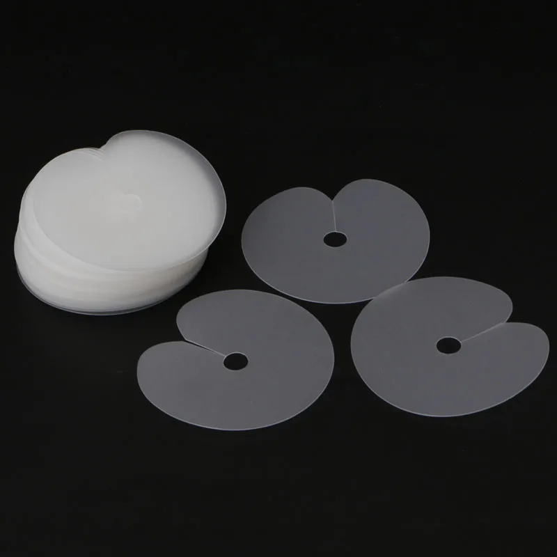

50Pcs Heat Insulation Films Heat Glue Protectors Scalp Guide Template Shields