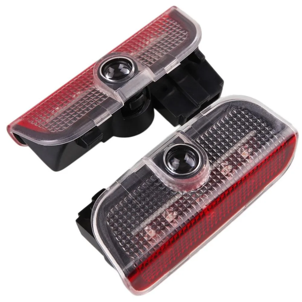 LED Door Warning Light Projector For VW Passat B6 B7 CC Golf 6 7 Jetta MK5 MK6 Tiguan Scirocco With Harness источник света для авто eco fri led 2 x canbus t10 w5w samsung 5630 smd vw golf 5 6 jetta 3c passat cc b7 tiguan bmw benz audi