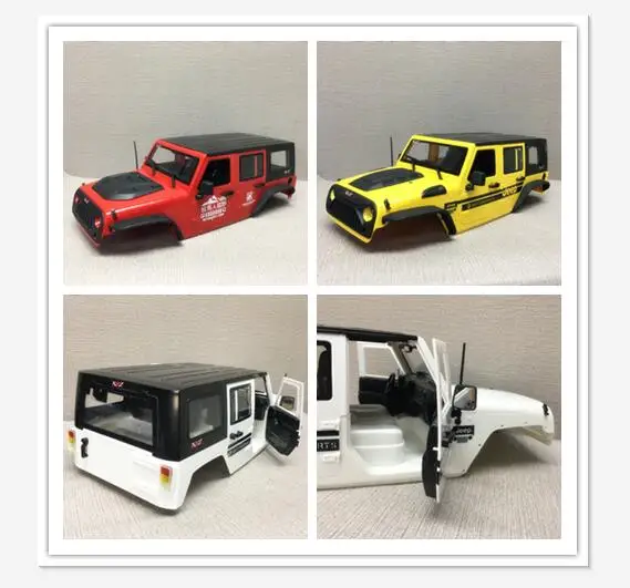 1/10 жесткий корпус Jeep Wrangler колесная база 313 мм для осевого гусеничного Чероки AX90046 AX90047 SCX10 IIjjraxxas trx-4 T4 D110